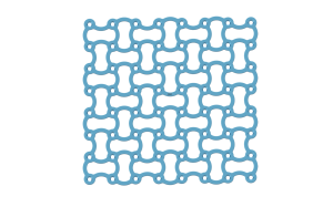 Titanium Ezy mesh Plates